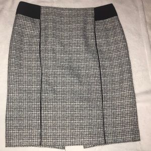 Calvin Klein black & white Pencil Skirt